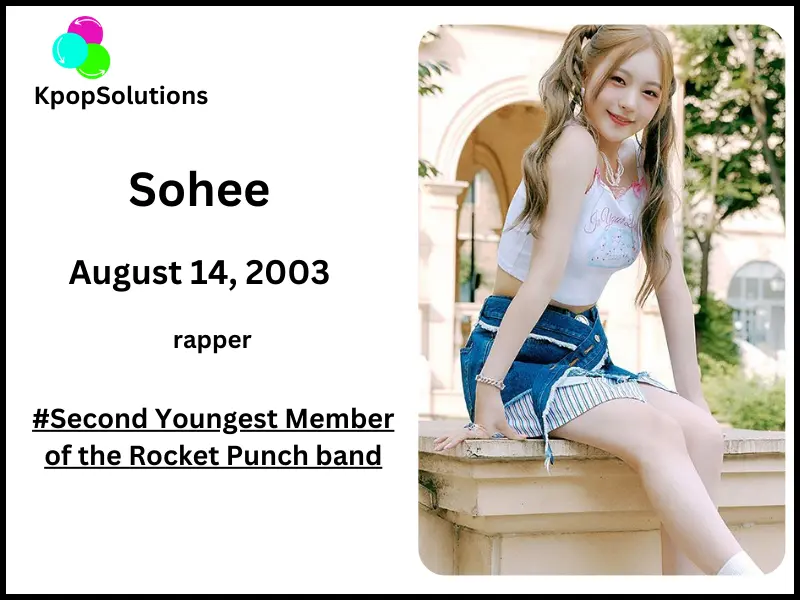 Rocket Punch Member Sohee date of birth and current age.