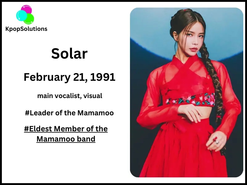 Mamamoo members Solar date of birth and current age.