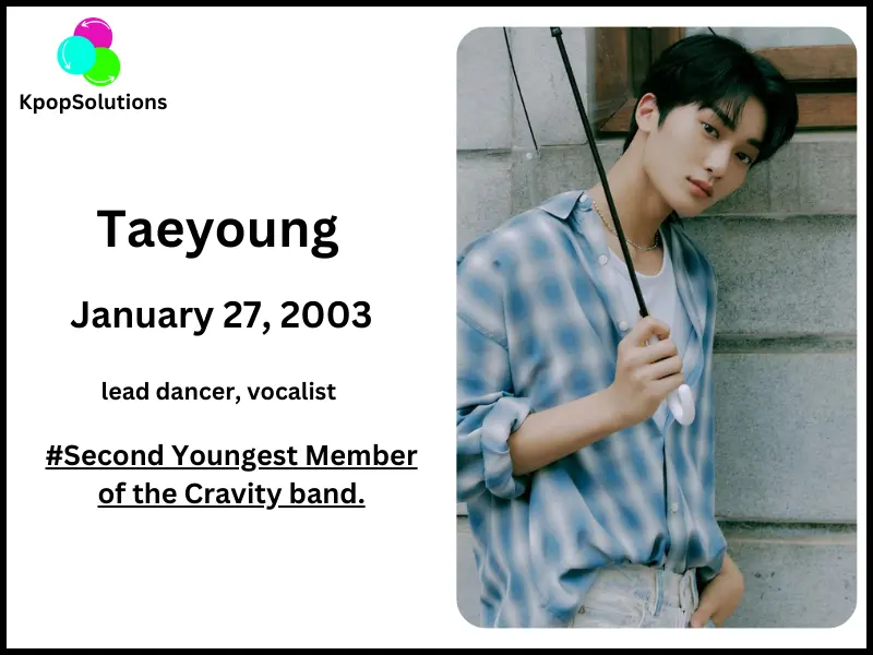 Cravity Member Taeyoung date of birth and current age.
