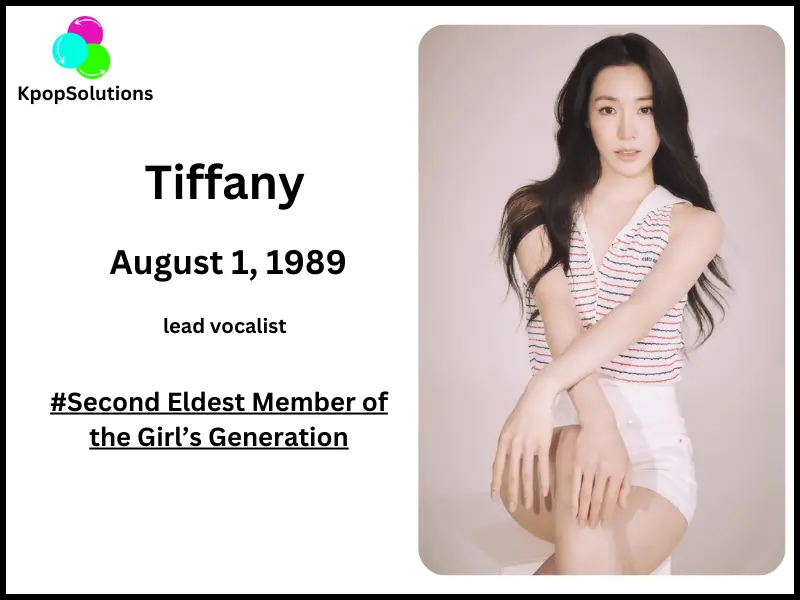 Girls' Generation member Tiffany date of birth and current age.