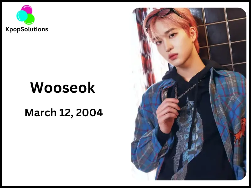 Fantasy Boys member Wooseok date of birth and current age.