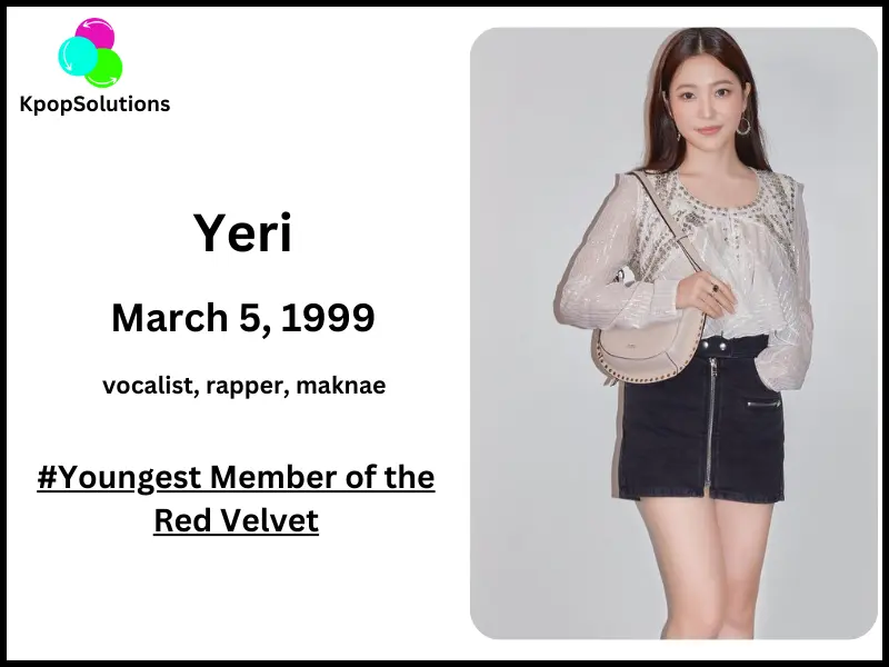 Red Velvet member Yeri current age and date of birth.