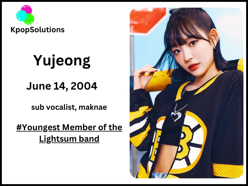 Lightsum member Yujeong date of birth and current age.