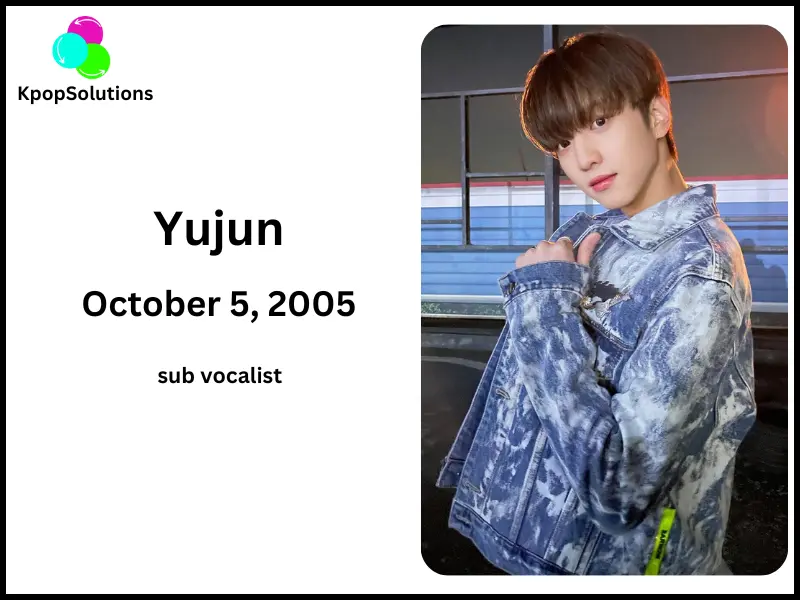 Xikers Member Yujun date of birth and current age.