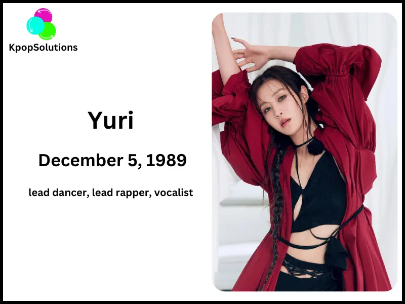 Girls' Generation member Yuri date of birth and current age.