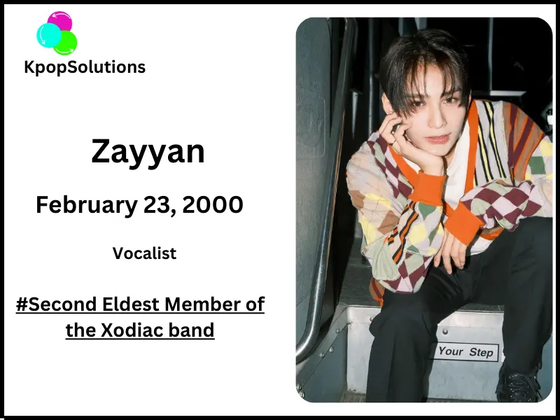 Xodiac member Zayyan date of birth and current age.