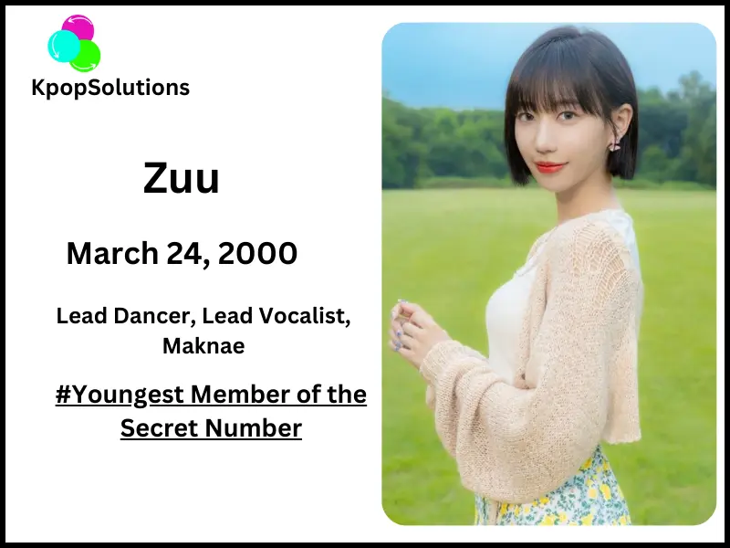 Secret Number Zuu date of birth and current.