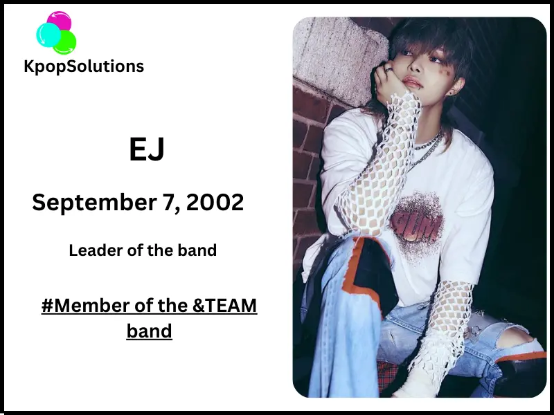&Team member EJ date of birth and current age.