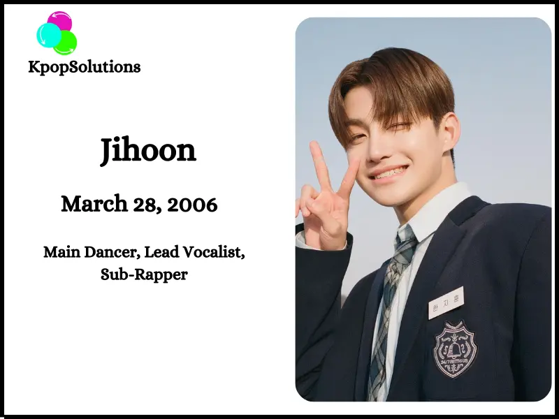 TWS Member Jihoon date of birth and current age.