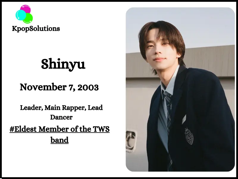 TWS Member Shinyu date of birth and current age.