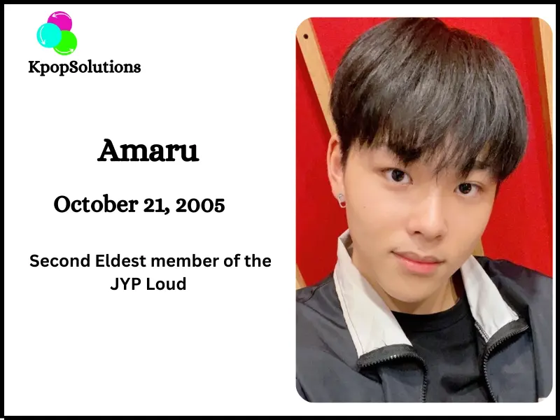 JYP Loud Member Amaru date of birth and current age.