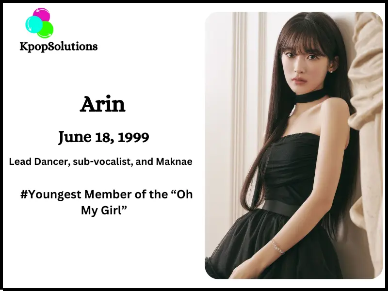 Oh My Girl Member Arin date of birth and current age.