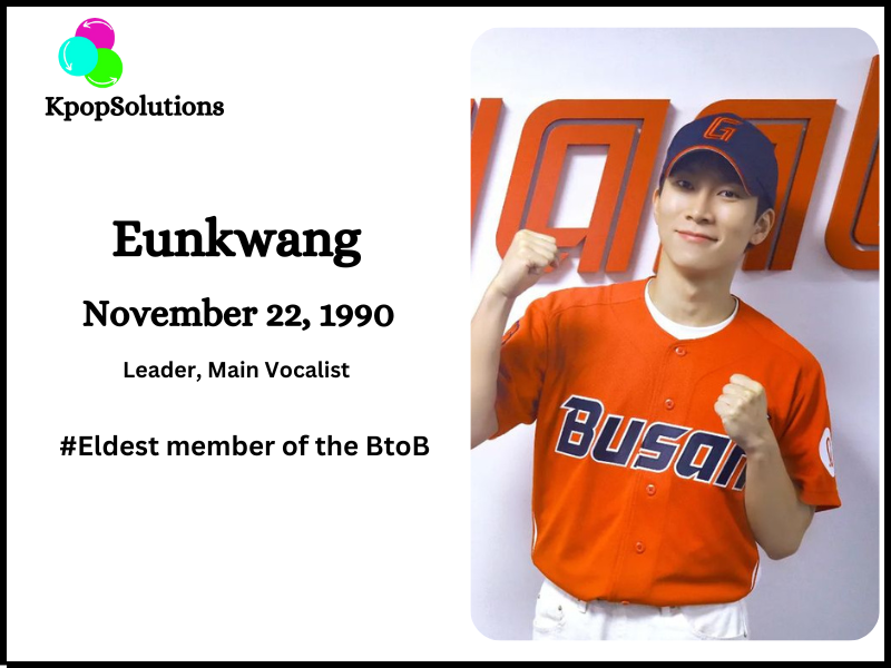 BtoB Member Eunkwang date of birth and current age.