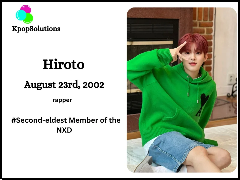 NXD Member Hiroto date of birth and current age.