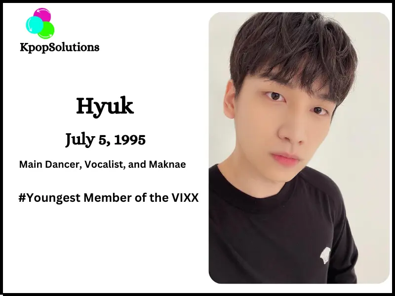 VIXX Member Hyuk date of birth and current age.