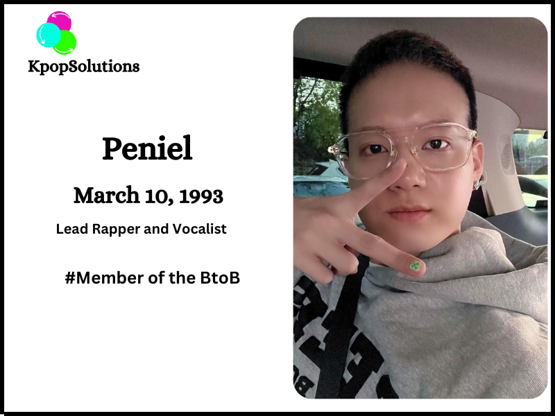 BtoB Member Peniel date of birth and current age.