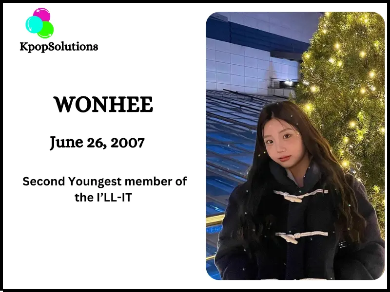 I'LL-IT Member Wonhee date of birth and current age.