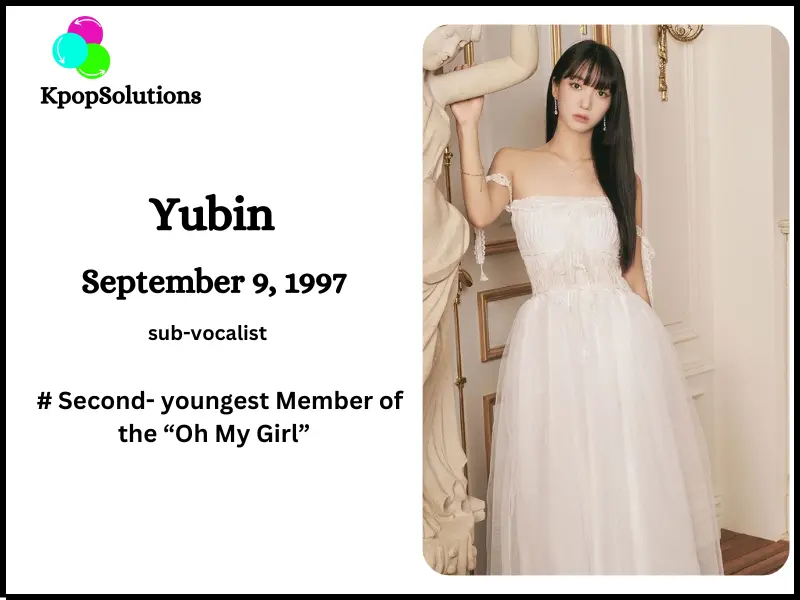 Oh My Girl Member Yubin date of birth and current age.